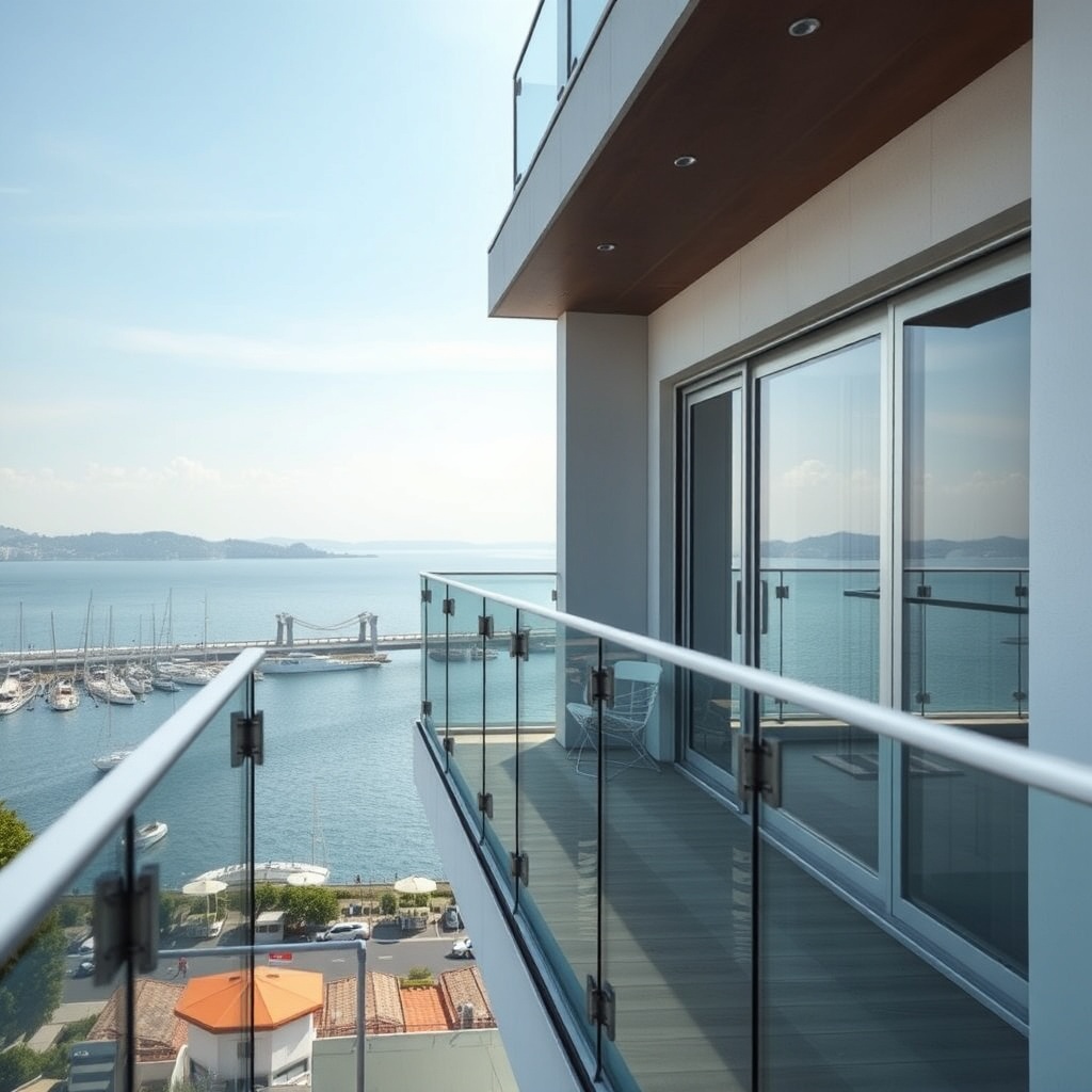 Ortaköy Deniz Havasına Dayanıklı Paslanmaz Cam Balkon Sistemleri