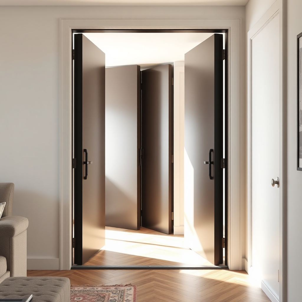 Ortaköy’de Dar Alanlar İçin Köşe Girişli ve Akordeon Kapılar