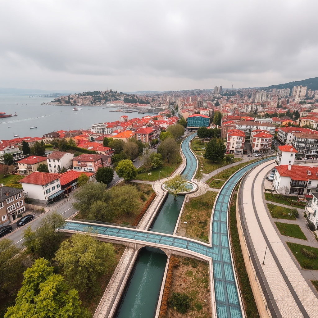 Ortaköy yağmur tahliye kanalı